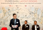 The Cluba?s Executive Director, Charities, Douglas So congratulates the Leisure and Cultural Services Department, the Hong Kong Heritage Museum and Studio Ghibli for bringing the precious masterpieces to Hong Kong.