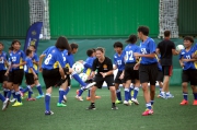 Photos 5, 6, 7:<br>
Jockey Club Elite Youth Football Camp begins.