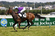Mme Myriam Bollack-Badel-trained Cocktail Queen, ridden by Alexis Badel, wins the Prix Gontaut-Biron �V Hong Kong Jockey Club at Deauville Racecourse on Saturday.