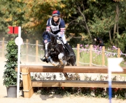Thomas Ho, pictured riding in the eventing event, is the youngest member of the team and this was his first competition at international level, but his performance was as top-class as that of his team-mates.