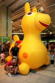 Children's favourite Rody Horse Wonderland exhibits a giant 15-foot high horse for photo opportunity.