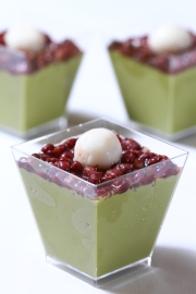 Green Tea Pudding with Red Bean Paste	$28 