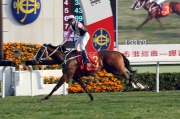 Photo 1, 2, 3<br>
Neil Callan-ridden Beauty Only (No.3), trained by Tony Cruz, prevails to win the Hong Kong Classic Mile (HKG1 1600m), first leg of the season��s Four-Year-Old Series, at Sha Tin racecourse today.