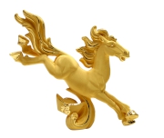a 24K gold plated ornament