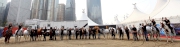 Photo 1, 2, 3: With the support of the Cluba?s veterinary and horse transport teams, the CAVALIA horses arrived in Hong Kong last week. The horses made their first public appearance at a press conference today (19 March).