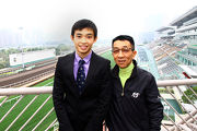 Jack Wong with his mentor and trainer Me Tsui.