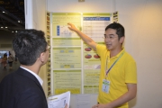 Photos 5  / 6  / 7:<br>
Students and teachers clinching The Hong Kong Jockey Club Innovation and Technology Awards demonstrate their innovative projects.