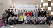 「全國青少年科技創新大賽」得獎的香港中學生及老師合照。