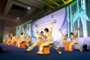 Photo 4, & 5: <br>
Representatives from the Club-supported Sichuan reconstruction projects perform at the Charity Gala Dinner. 