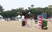 More than twenty riders from Germany, the Netherlands, Italy, the Mainland and Hong Kong competed in a number of high-level competitions in The Hong Kong Jockey Club Cup Guangzhou Final. The event was held at the Hong Kong Jockey Club International Equestrian Arena inside the Guangdong Huangcun Sports Training Centre, which was funded and built by The Hong Kong Jockey Club. 