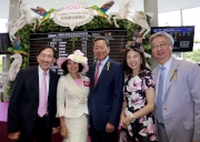 Ladies and gentlemen don their finest attire to attend Sa Sa Ladies�� Purse Day at Sha Tin Racecourse.