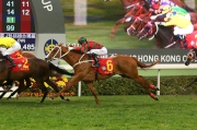 Giovanni Canaletto finishes a creditable fifth in the HKG1 Hong Kong Classic Cup.