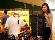 Brand new items of AP QEII Cup apparel items are on sale at Sha Tin Racecourse. 