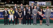 Group photo at the presentation ceremony of the Victoria Racing Club Trophy.