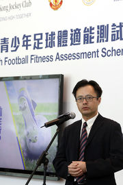 Director of Elite Training Science & Technology, Hong Kong Sports Institute, Dr. Raymond So says the JC Youth Football Fitness Assessment will help coaches and football players better understand their physique and therefore held formulate effective training schemes.
