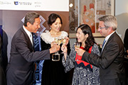 A preview cocktail party was held yesterday to announce the first Lumieres Hong Kong.
