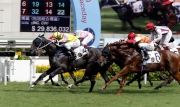 Renaissance Art (No. 4) claims a narrow victory over 2000m at Sha Tin on his latest outing.