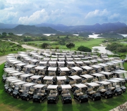 The entire fleet of golf carts at The Jockey Club Kau Sai Chau Public Golf Course are solar-powered. 