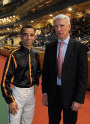 Team Magic, bringing together Hong Kong Champion Jockey Joao Moreira (left) and French rider Roger Yves-Bost, gained most public support in a recent online voting game a?Vote for Your Favourite Teama?. 