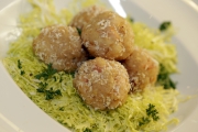 Deep Fried Shrimp Balls with Lemongrass 