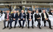 Photo 11, 12<br>
Various guests and horse connections attend the barrier draw ceremony today.