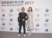 Derby Ambassador Donnie Yen and his wife Cissy Wang attend today��s racemeeting and show support to the BMW Hong Kong Derby.