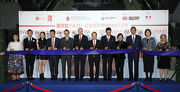 Club Chairman Dr Simon S O Ip (3rd right) is joined at the opening ceremony of Inventing le Louvre: From Palace to Museum over 800 Years by Chief Secretary for Administration Matthew Cheung (6th right); Under Secretary for Home Affairs Florence Hui (4th right); Director of Leisure and Cultural Services Michelle Li (2nd right); Consul General of France in Hong Kong and Macau Eric Berti (6th left); Chairman of the Board of Le French May Dr Andrew Yuen (5th right); Director of the Department of Paintings at MusAce du Louvre SAcbastien Allard (5th left).