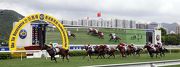 Rocketeer races away to win the Class 2 Hong Kong Young Industrialists Council Silver Jubilee Cup Handicap (2000m) for John Moore and Douglas Whyte.