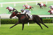 Danny Shum-trained Seasons Bloom, ridden by Joao Moreira, emerged as a LONGINES Hong Kong Mile contender after his win in the Class 2 Moon Koon Handicap (1600m).