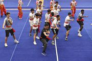 Photo 7 and 8: Manchester United Academy U16 players learn Chinese martial arts and traditional lion dancing from two-time martial arts World Champion Marvel Chow. (17 August)