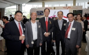 From left: Chairman of Central & Western District Council Yip Wing-shing, Duty Chairman of the 18 District Councils and Chairman of Sha Tin District Council Ho Hau-cheung, Club Steward Philip N L Chen, Chairman of Sham Shui Po District Council Jimmy Kwok Chun-wah, and Member of Legislative Council (District Council-First) The Hon Ip Kwok-him.  