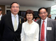 From left: Club Steward Stephen Ip Shu-kwan, Director of Home Affairs Pamela Tan and Member of Legislative Council (District Council-First) The Hon Ip Kwok-him.  