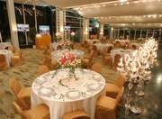 Photo 3/4: There are 12 banquet venues at Happy Valley and Sha Tin Racecourses, providing a range of flexible sizes to suit either Chinese-style or Western-style wedding banquets of different scales. Visitors can inspect some of the featured wedding venues at Happy Valley Racecourse during the fair.