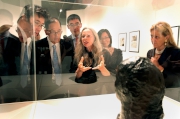 Photo 2, 3 & 4<br>
Guests tour the Picasso Exhibition.