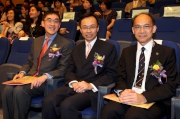 (From left) The Cluba?s Executive Director, Charities, Douglas So, Social Welfare Director Patrick Nip and Sham Shui Po District Council Chairman Jimmy Kwok.