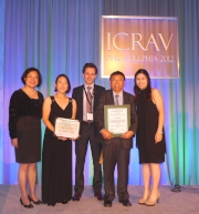 The Club five representatives at this year's ICRAV, including (from left) Chemist Nola Yu, Acting Racing Chemist Dr Jenny Wong, Executive Manager of Veterinary Regulation Dr Peter Curl, Head of Racing Laboratory Dr Terence Wan and Racing Chemist Dr Emmie Ho.