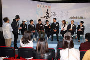 Principal Investigator and ACAN Chairman Professor Daniel Shek (4th right), The Chinese University of Hong Kong Professor David Yew (2nd right) and the teenagers who share their experience at the ceremony.