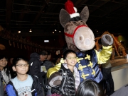 Photos 4/5:<br>The HKJC Equestrian Ambassador with participating children.
