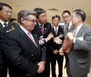 Photos 5, 6, 7, 8, 9, 10:<br>
Guests tour The Hong Kong Jockey Club Innovative Learning Centre for Medicine.