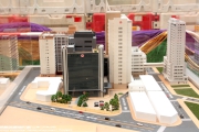 Model of Yan Chai Hospital Redevelopment Project.