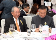 From left: Club Steward Lester C H Kwok and Duty Chairman of the 18 District Councils and Chairman of Kwun Tong District Council Dr Bunny Chan Chung-bun.